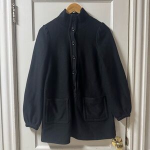 Theory Black Long Sweater